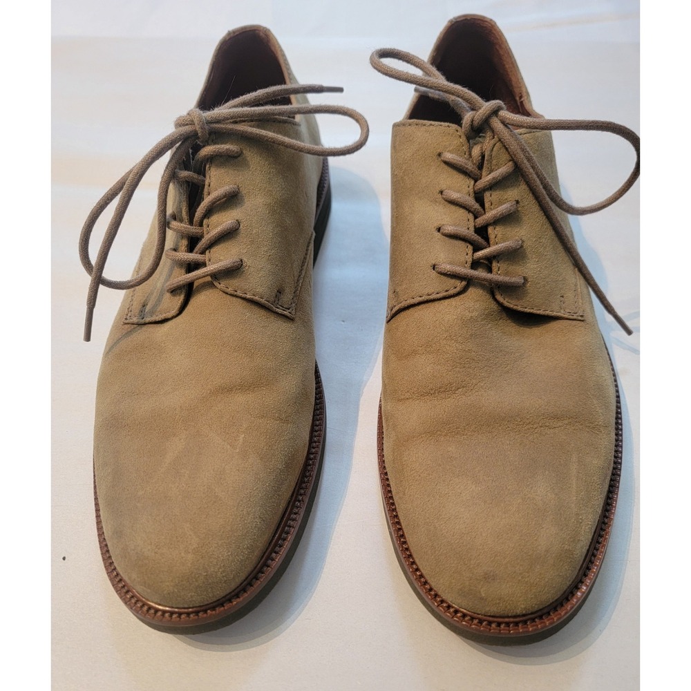 POLO RALPH LAUREN $145 Torian Suede Derby Shoes in Sand Men's 11D
